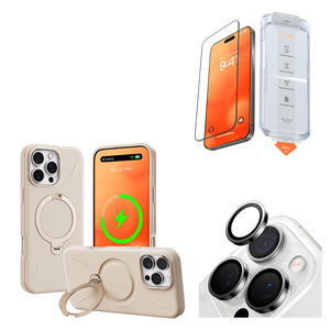 [Bundle]360° Kictstand MagSafe Case + Screen Protector for IP16+Camera Protector