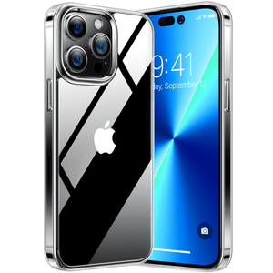 Coque de téléphone transparente à diamants pour iPhone série 15